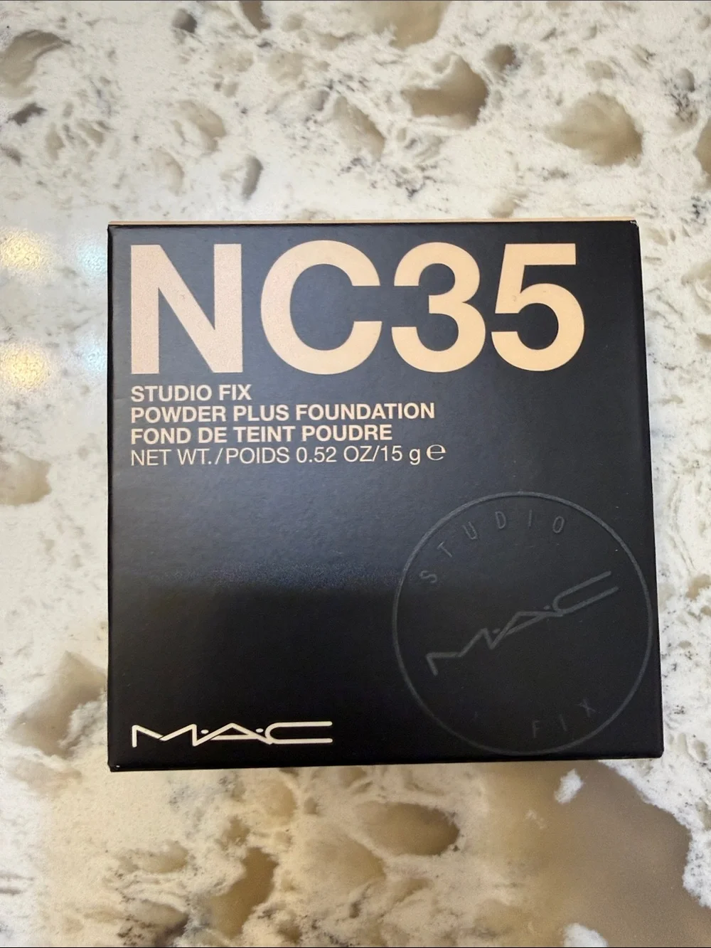 Rare and original Mac Studio fix powder in shade. NC35